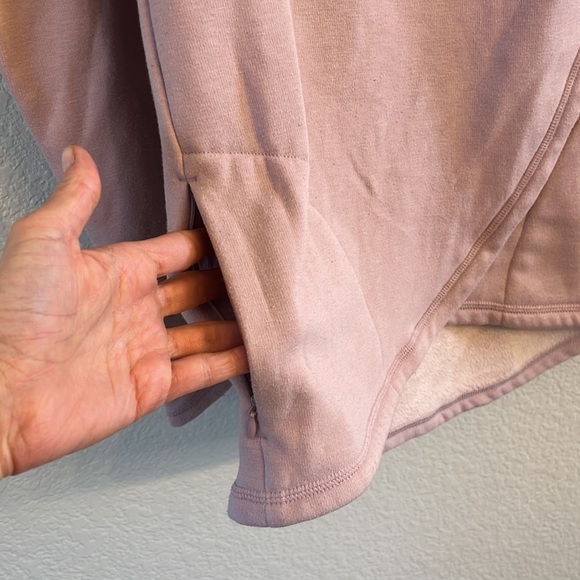 RBX zip up sweater fuzzy blush pink size small - Picture 8 of 12